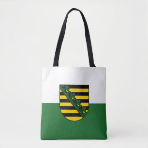 Flag of Saxony Tote Bag