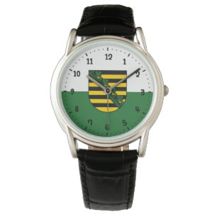 Flag of Saxony Wrist Watch