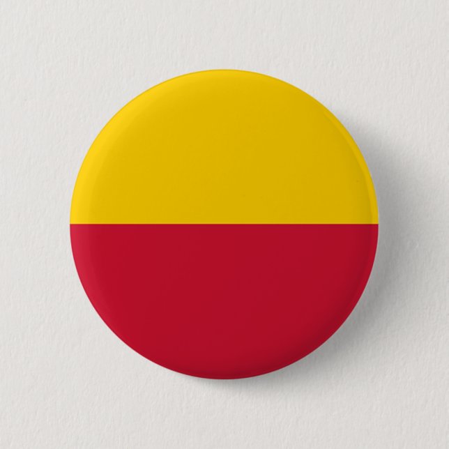Flag of Schagen 6 Cm Round Badge (Front)