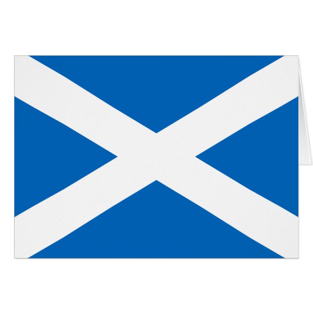 Flag of Scotland - Bratach na h-Alba (Front Horizontal)