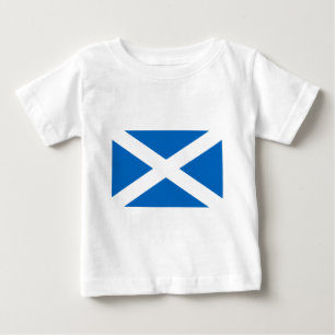 Flag of Scotland - Bratach na h-Alba Baby T-Shirt