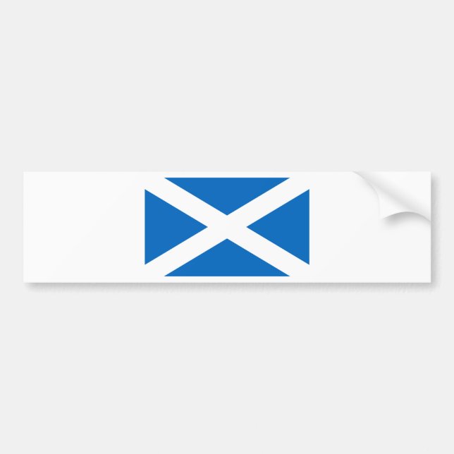 Flag of Scotland Bumper Sticker (Front)