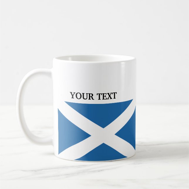 Flag of Scotland Coffee Mug (Left)