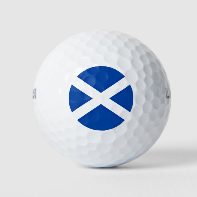Flag of Scotland  Golf Balls (Front)