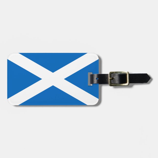 Flag of Scotland Luggage Tag (Front Horizontal)
