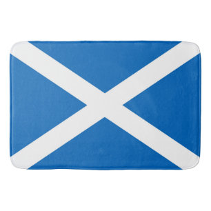Flag of Scotland or Saltire Bath Mat