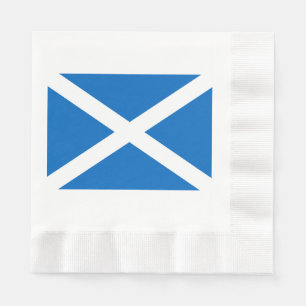 Flag of Scotland or Saltire Napkin