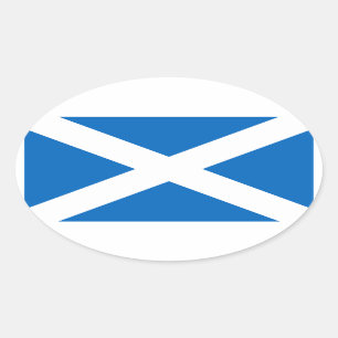 Flag of Scotland Oval Sticker