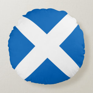 Flag of Scotland Round Cushion