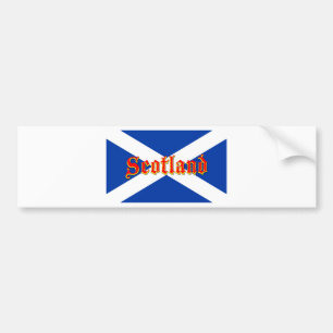 Flag of Scotland Saltire - High Quality Image Bumper Sticker