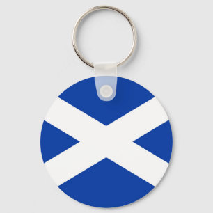 Flag of Scotland Saltire - High Quality Image Key Ring