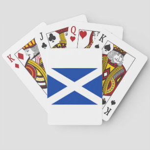 Flag of Scotland Saltire - High Quality Image Playing Cards