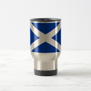 Flag of Scotland Saltire - High Quality Image Travel Mug