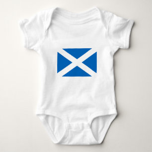 Flag of Scotland - Scottish Flag Baby Bodysuit