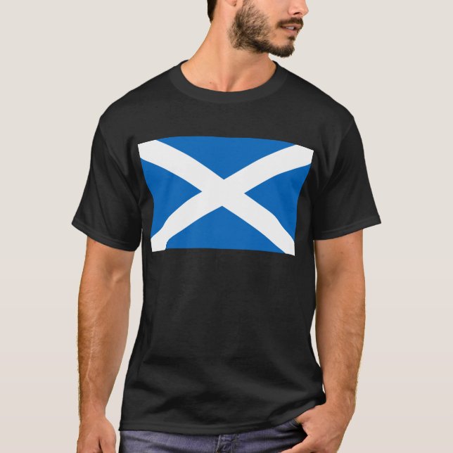 Flag of Scotland - Scottish Flag T-Shirt (Front)