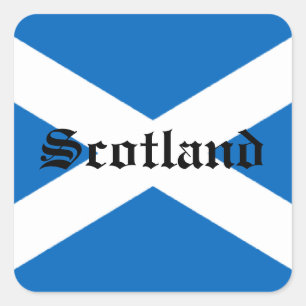 Flag of Scotland Square Sticker