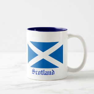 Flag of Scotland Two-Tone Coffee Mug