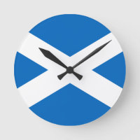 Flag of Scotland Wall Clock