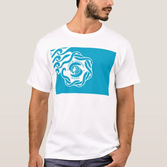 Flag of Seattle T-Shirt (Front)