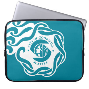 Flag of Seattle (Washington) Laptop Sleeve