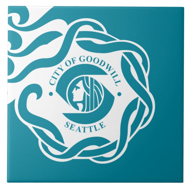 Flag of Seattle (Washington) Tile (Front)
