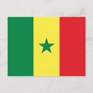Flag of Senegal Postcard