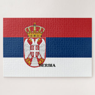 Flag of Serbia, labelled Jigsaw Puzzle