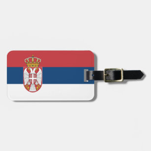 Flag of Serbia Luggage Tag