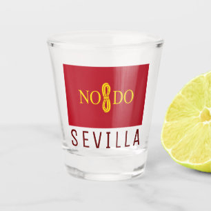Flag of Sevilla, Spain Shot Glass