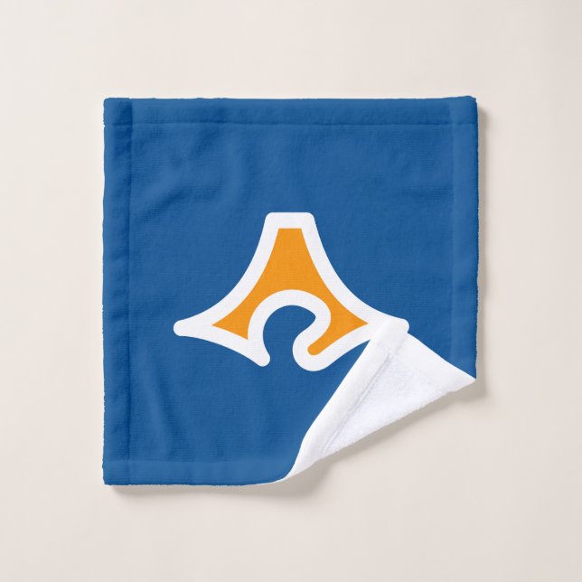 Flag of Shizuoka Prefecture, Japan Wash Cloth (Wash Cloth)