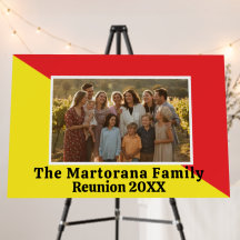 Flag of Sicily Custom Photo Horizontal