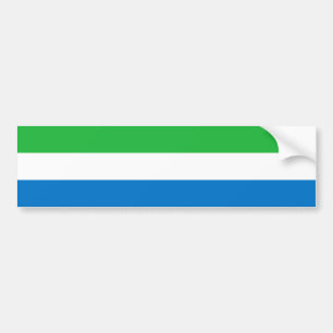 Flag of Sierra Leone Bumper Sticker