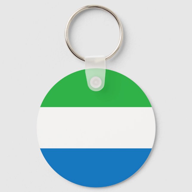 Flag of Sierra Leone Key Ring (Front)