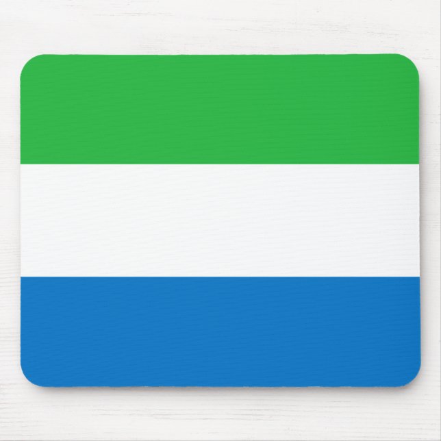 Flag of Sierra Leone Mouse Mat (Front)