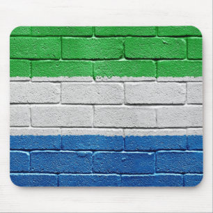 Flag of Sierra Leone Mouse Mat