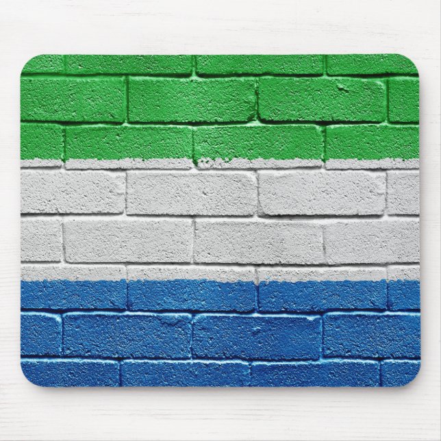 Flag of Sierra Leone Mouse Mat (Front)