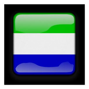 Flag of Sierra Leone Poster