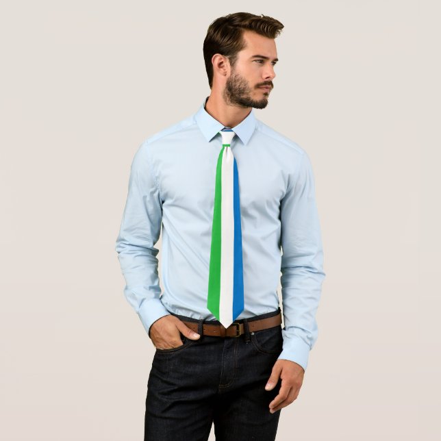 Flag of Sierra Leone Tie (In Situ)