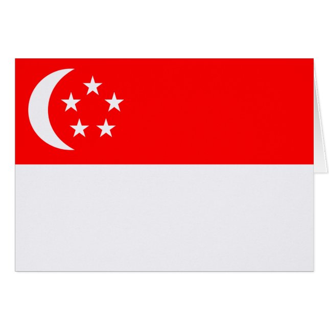 Flag of Singapore (Front Horizontal)