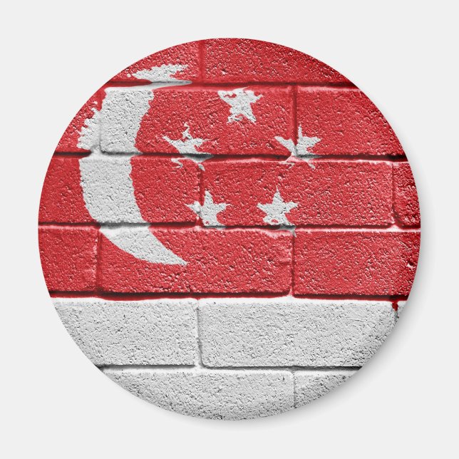 Flag of Singapore Magnet (Front)