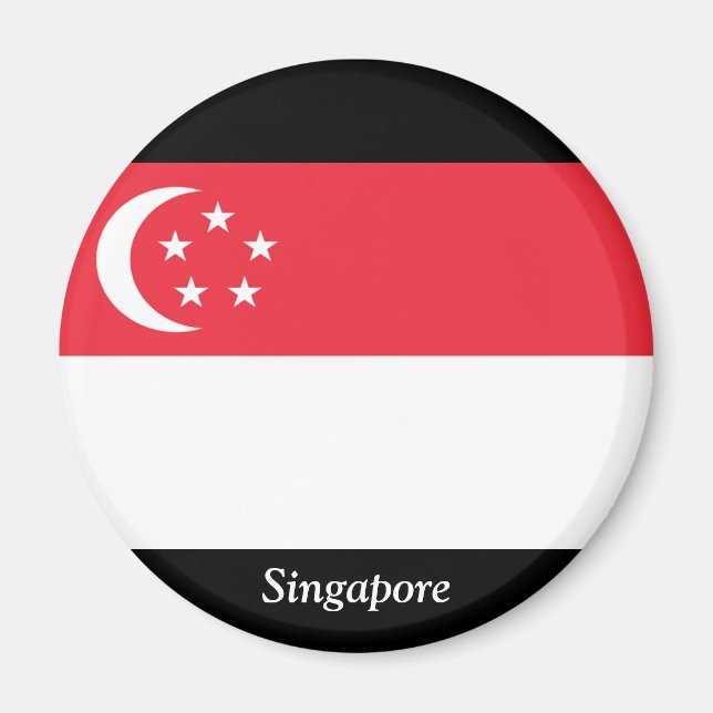 Flag of Singapore Magnet (Front)