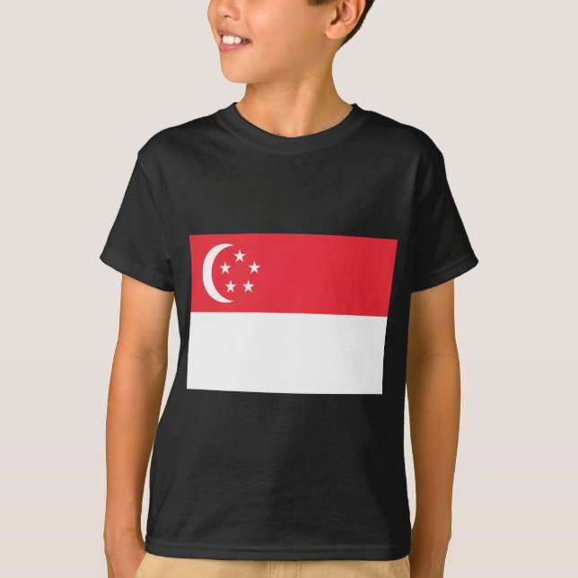 Flag of Singapore T-Shirt (Front)