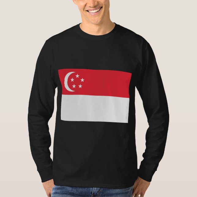 Flag of Singapore T-Shirt (Front)