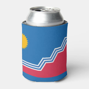 Flag of Sioux Falls, South Dakota Can Cooler