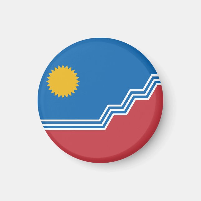 Flag of Sioux Falls, South Dakota Magnet (Front)