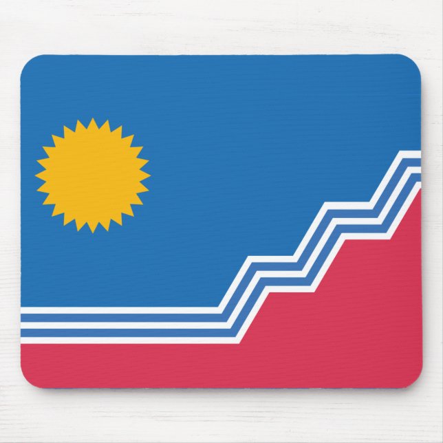 Flag of Sioux Falls, South Dakota Mouse Mat (Front)