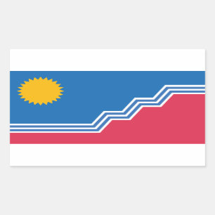 Flag of Sioux Falls, South Dakota Rectangular Sticker