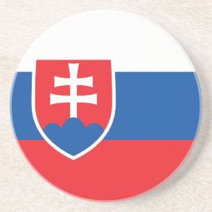 Flag of Slovakia Coaster