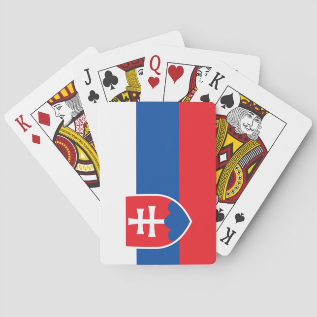 Flag of Slovakia Playing Cards (Back)