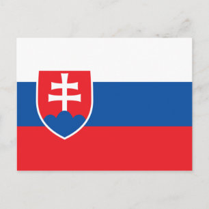 Flag of Slovakia Postcard